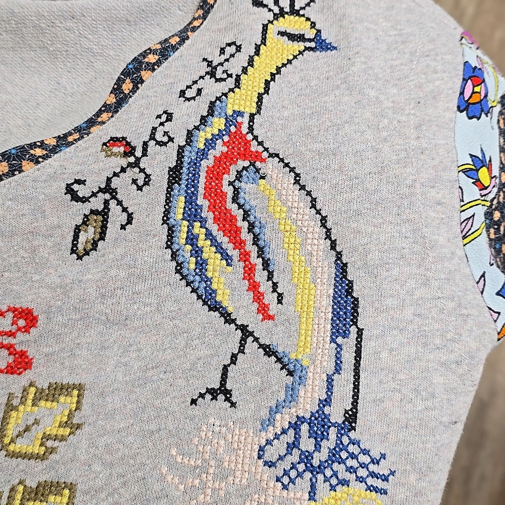 John Mark Cross Stitch/Embroidered Top - Picture 6 of 8